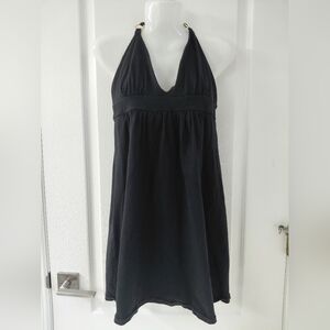 Moda International Black Backless Dress (Babydoll Dress [?])
